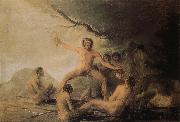 Cannibals gazing at their victims Francisco Goya